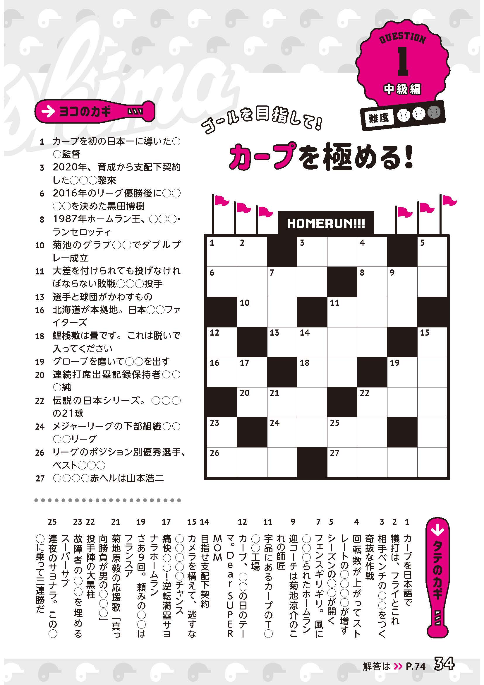 球団承認 がんばれカープ クロスワードパズル ノンフィクション Kadokawa